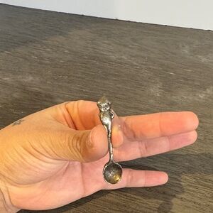 Kewpie Doll sterling silver souvenir salt spoon 2”